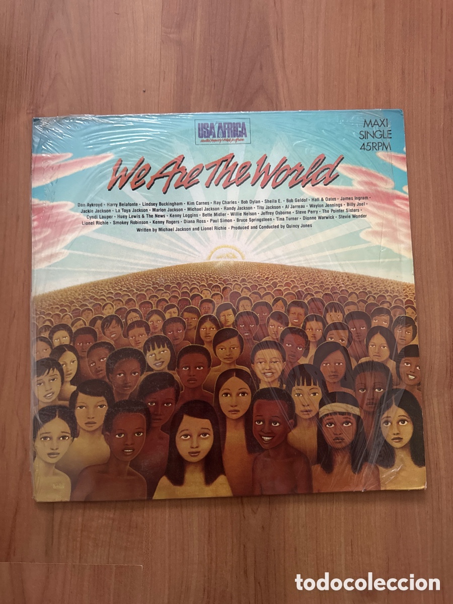 Discos de vinilo: Disco vinilo &ldquo;We are the world&rdquo; - Foto 1
