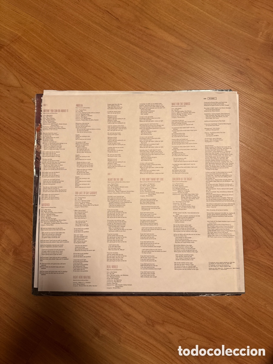 Discos de vinilo: Disco vinilo Richard Marx &ldquo;Repeat Offender&rdquo; - Foto 5