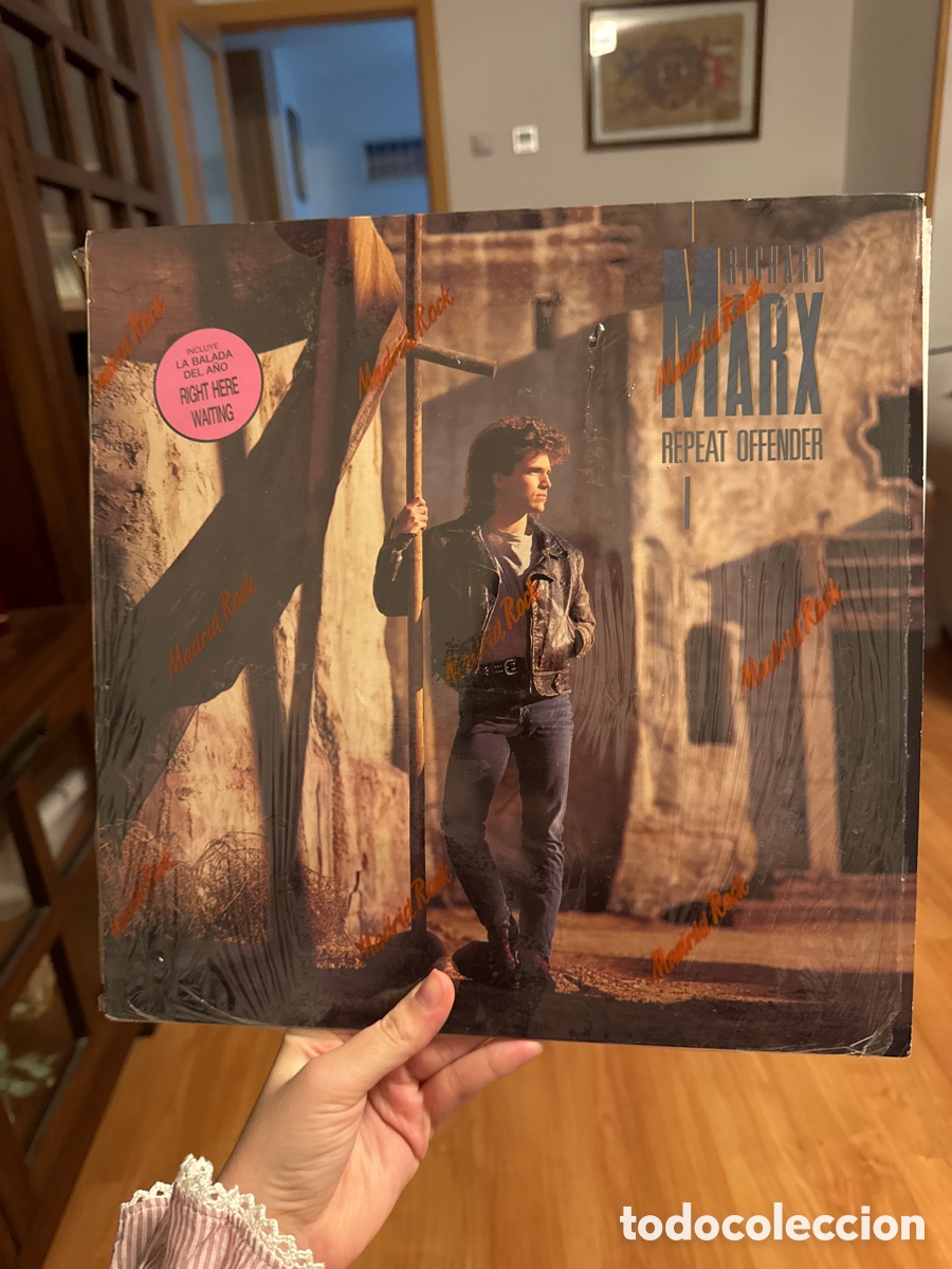 Discos de vinilo: Disco vinilo Richard Marx &ldquo;Repeat Offender&rdquo; - Foto 1