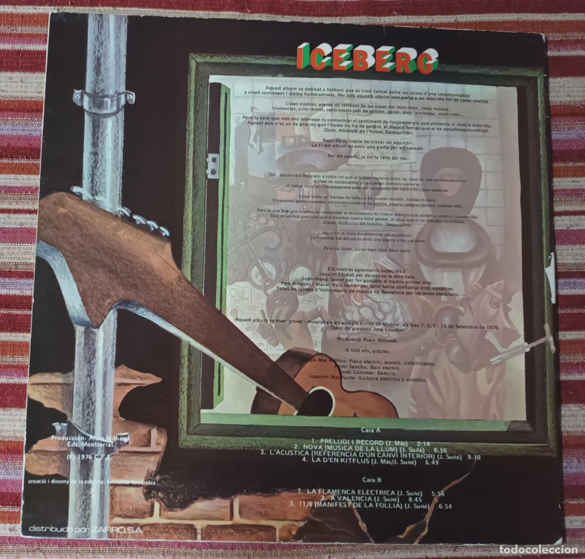 Discos de vinilo: ICEBERG - COSES NOSTRES - LP - Foto 2