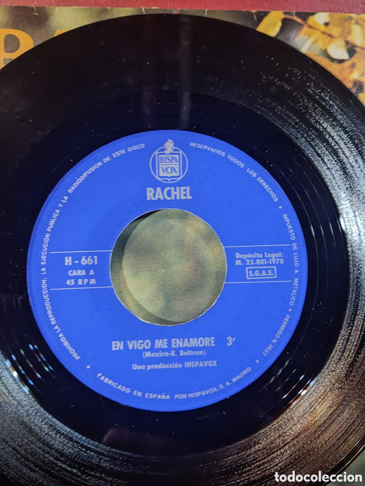 Discos de vinilo: Disco vinilo Rachel del a&ntilde;o 1970 - Foto 4
