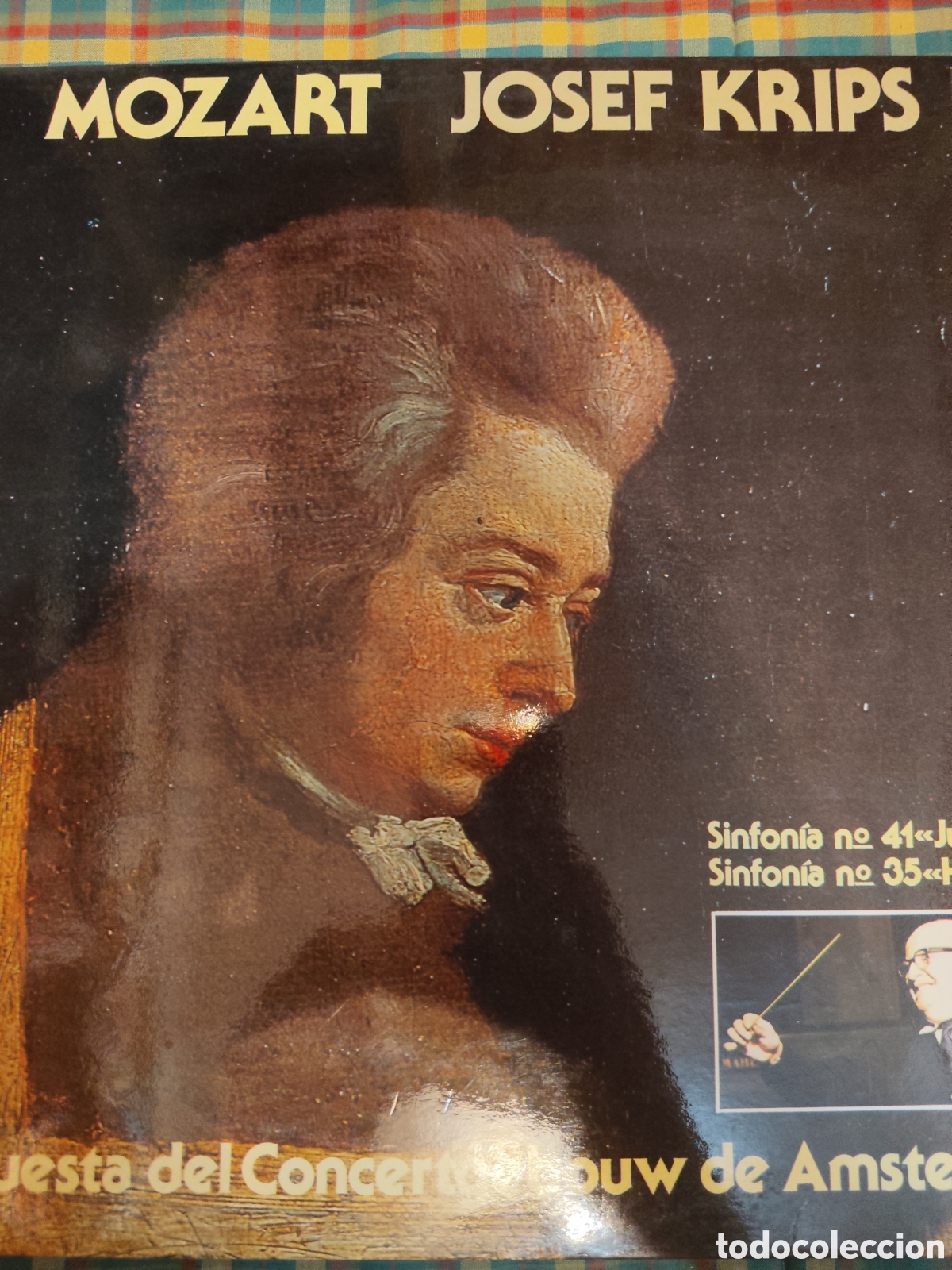 Discos de vinilo: Mozart Sinfon&iacute;a 41 y 35 - Foto 1