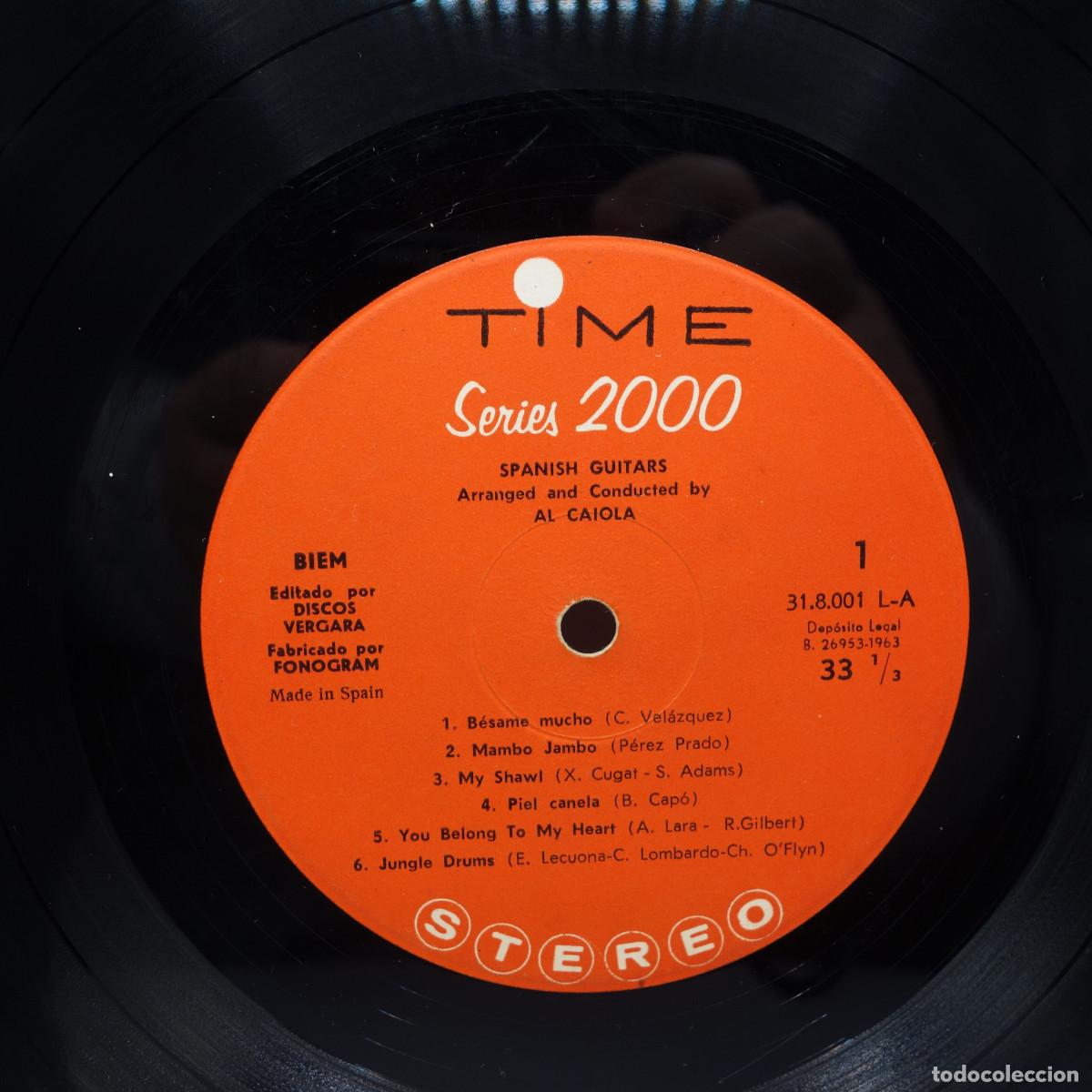 Discos de vinilo: AL CAIOLA - SPANISH GUITARS - Foto 5