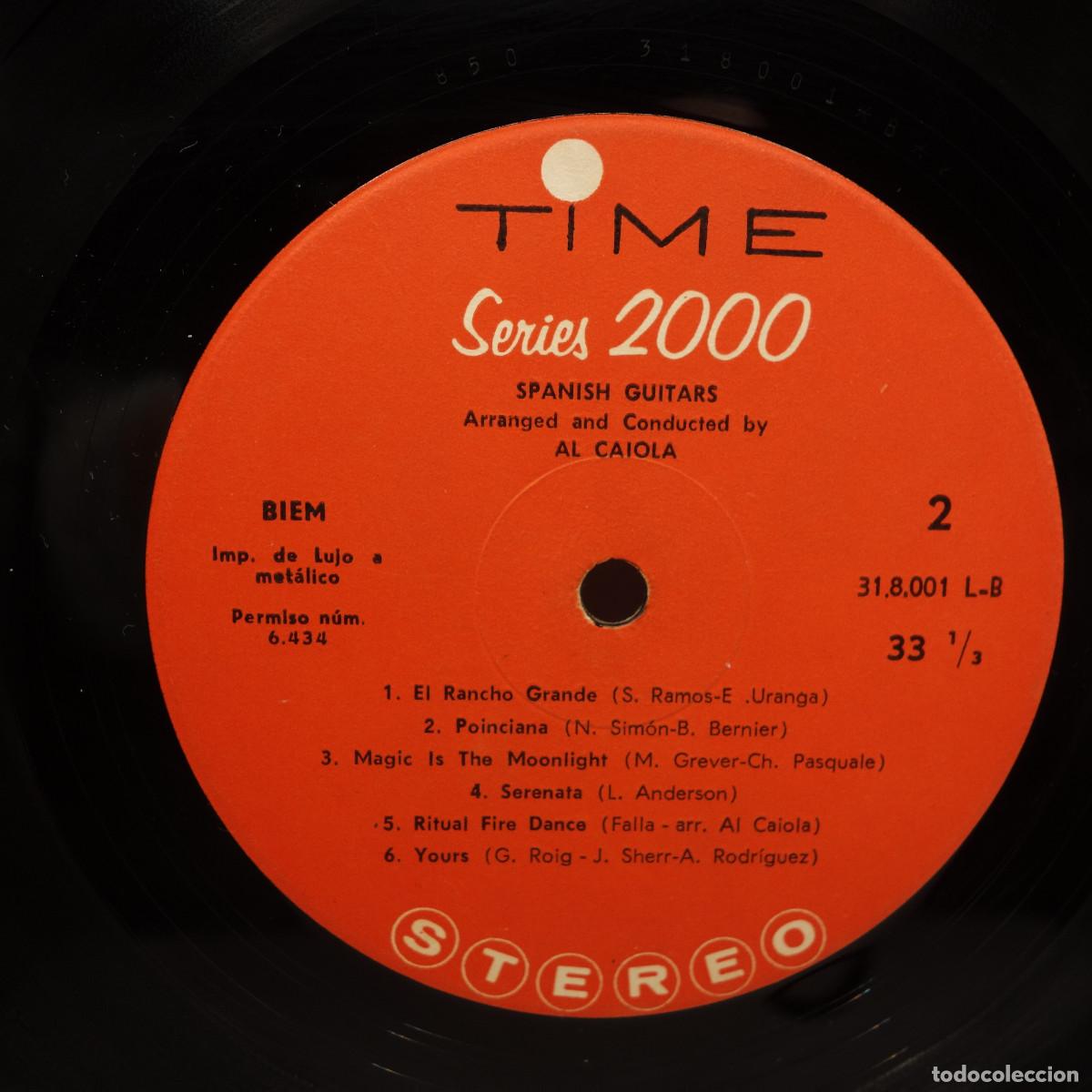 Discos de vinilo: AL CAIOLA - SPANISH GUITARS - Foto 7