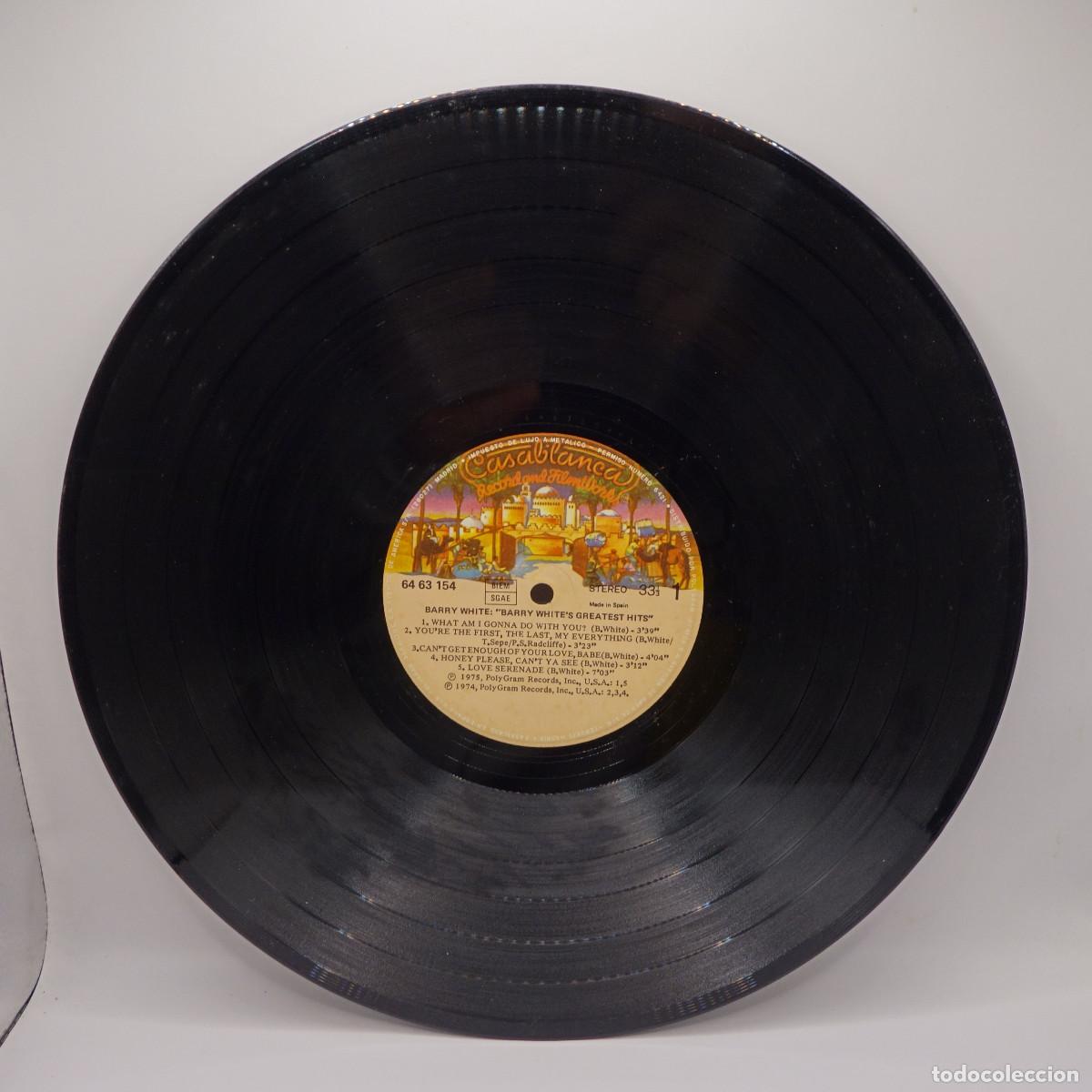 Discos de vinilo: BARRY WHITE - GREATEST HITS - Foto 4