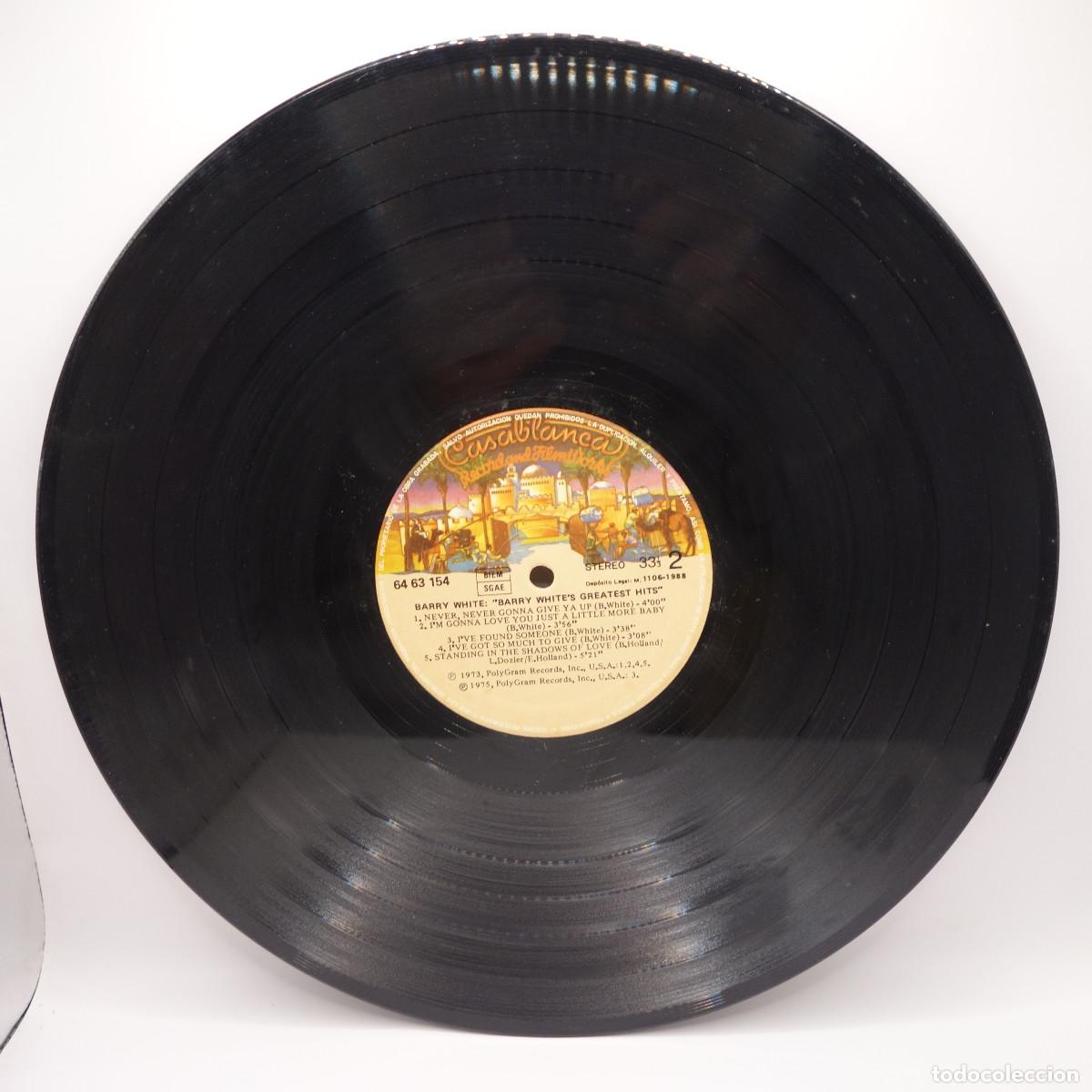 Discos de vinilo: BARRY WHITE - GREATEST HITS - Foto 6