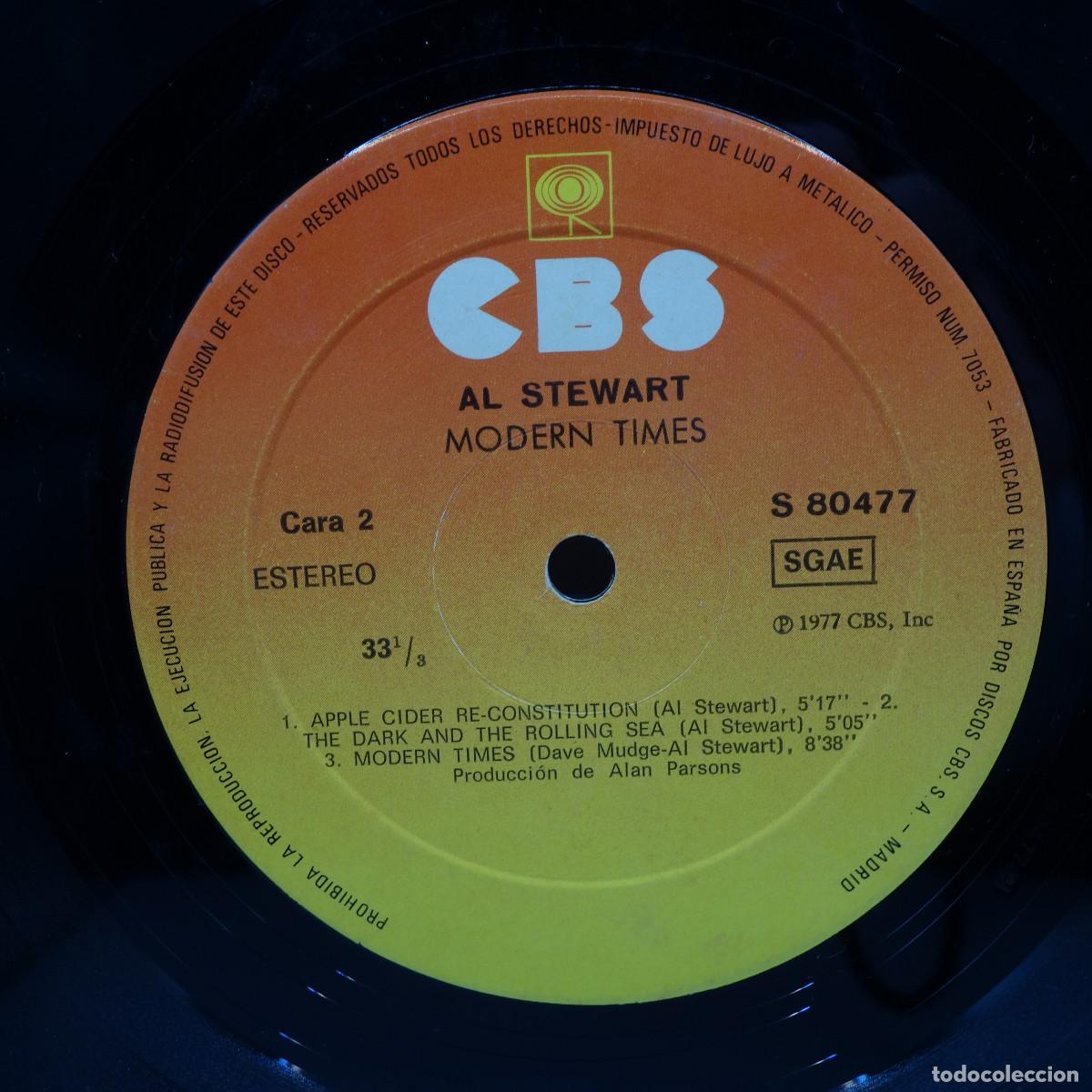 Discos de vinilo: AL STEWART - MODERN TIMES - Foto 10