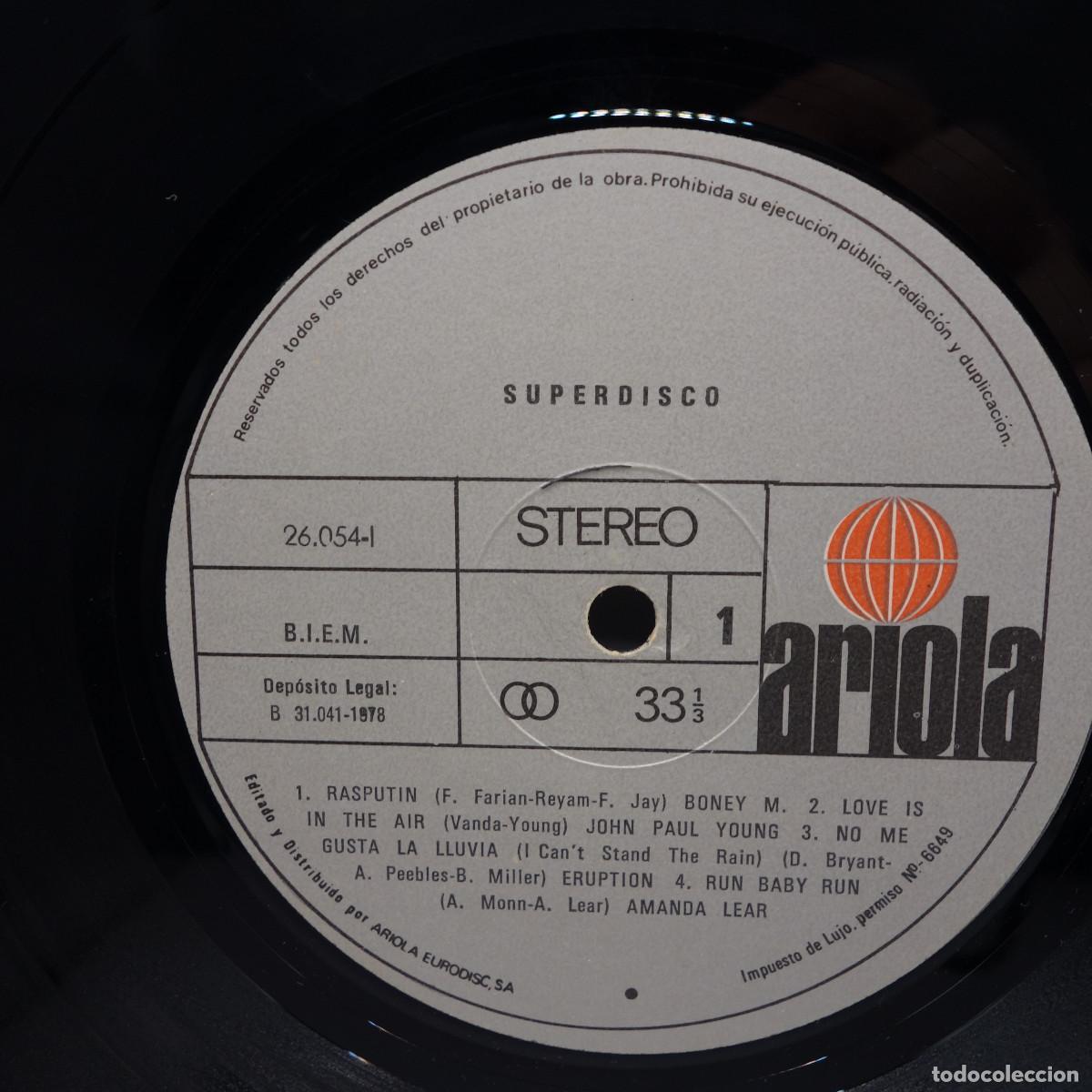 Discos de vinilo: SUPERDISCO - ARIOLA 1978 - Foto 4