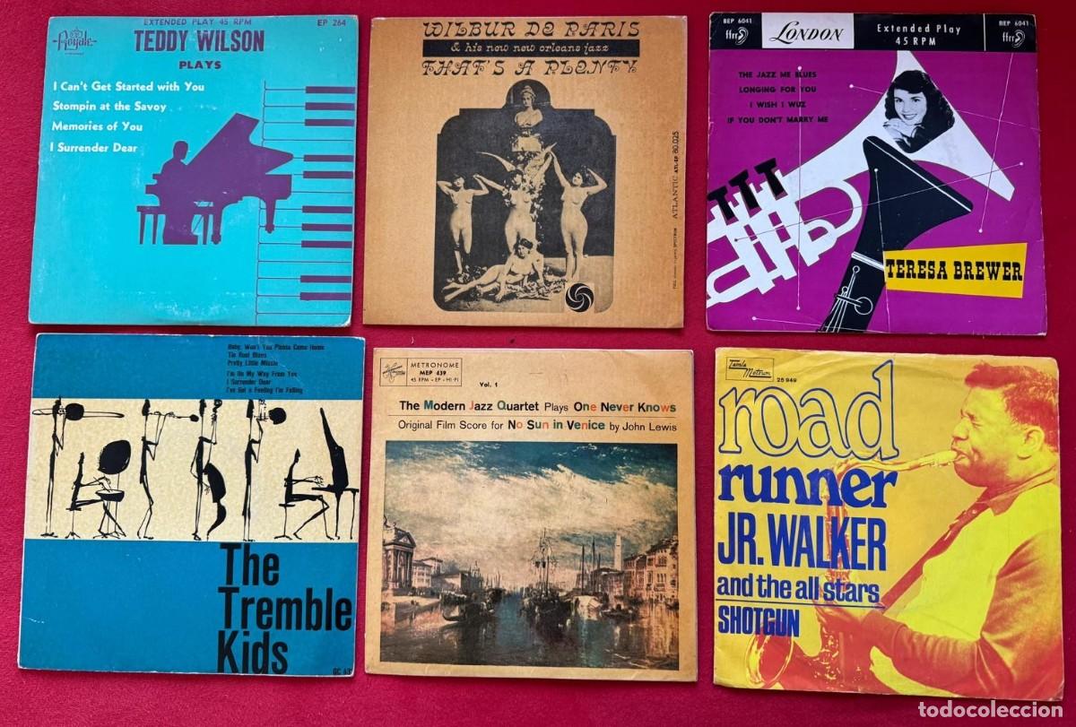 Discos de vinilo: Jazz antiguo 6 singles Buen estado ep - Foto 1