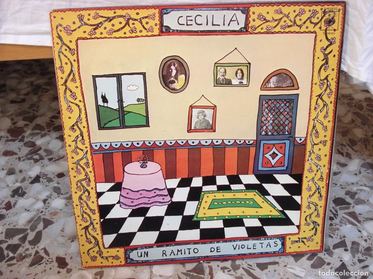Discos de vinilo: Cecilia Un ramito de violetas LP - Foto 1