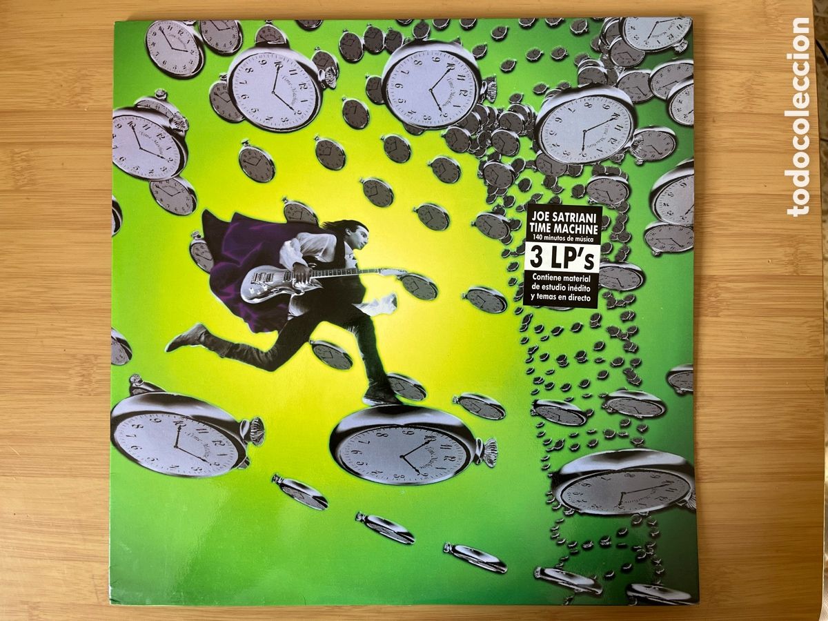 Discos de vinilo: JOE SATRIANI. Time machine (3 vinilo lp 1993) - Foto 1