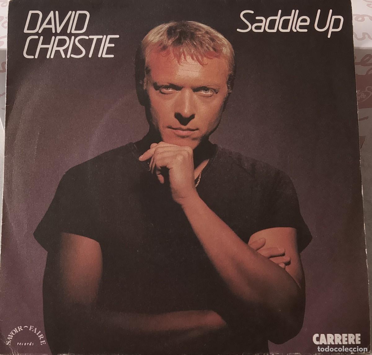 Discos de vinilo: David Christie. Saddle up. Vinilo single. - Foto 1