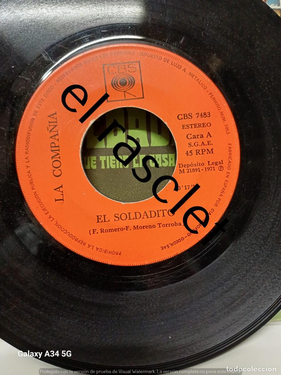 Discos de vinilo: SINGLE DE -LA COMPA&Ntilde;IA : EL SOLDADITO - Foto 3