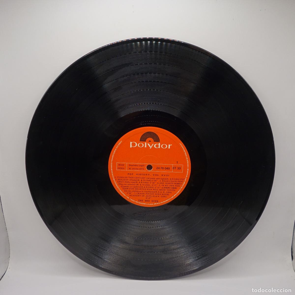 Discos de vinilo: BEE GEES - POP HISTORY VOL 18 - Foto 4