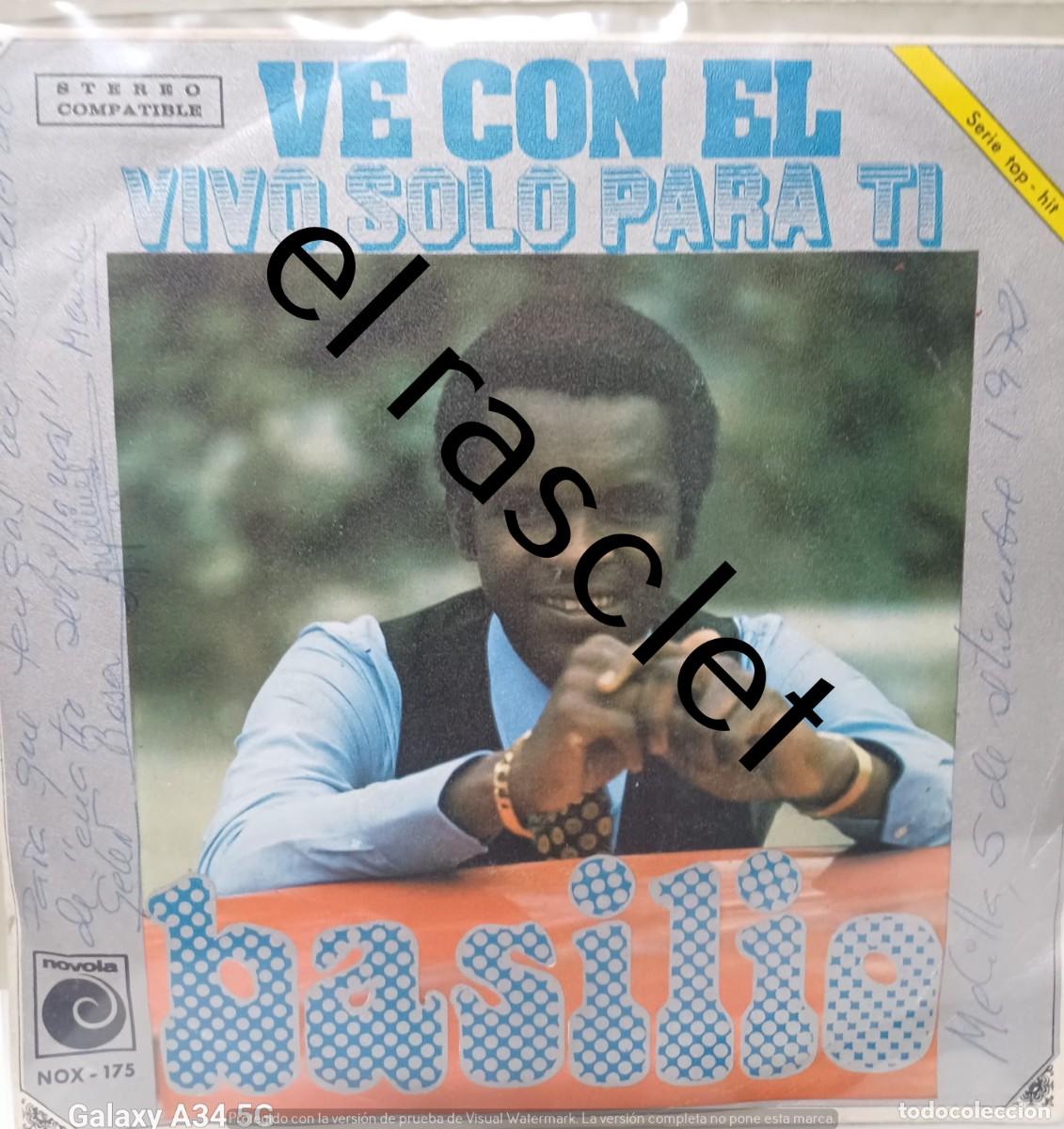 Discos de vinilo: SINGLE DE -BASILIO : VE CON EL - Foto 1