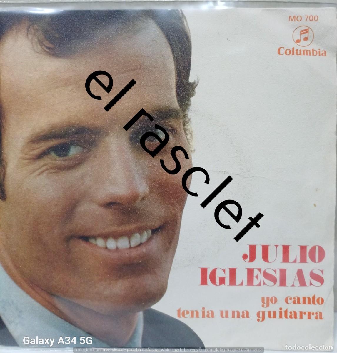 Discos de vinilo: SINGLE DE -JULIO IGLESIAS ; YO CANTO - Foto 1