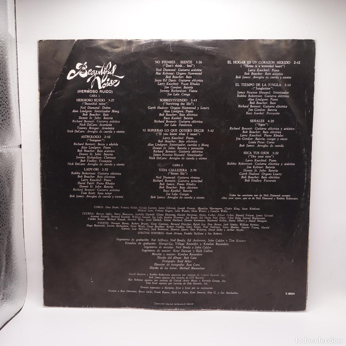 Discos de vinilo: NEIL DIAMOND - BEAUTIFUL NOISE - Foto 5