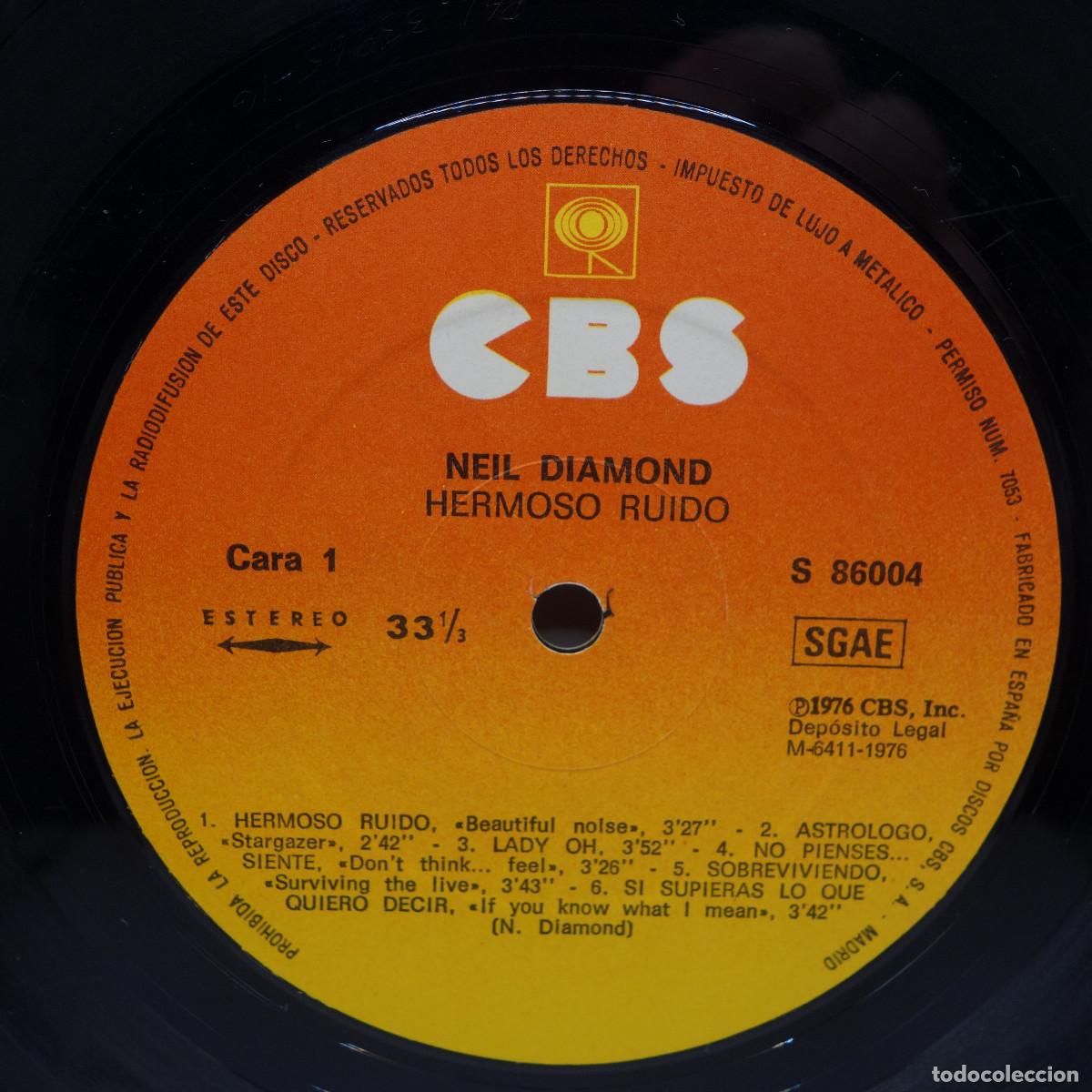 Discos de vinilo: NEIL DIAMOND - BEAUTIFUL NOISE - Foto 8