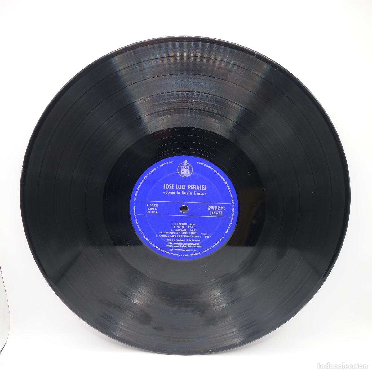 Discos de vinilo: JOSE LUIS PERALES - COMO LA LLUVIA FRESCA - Foto 4