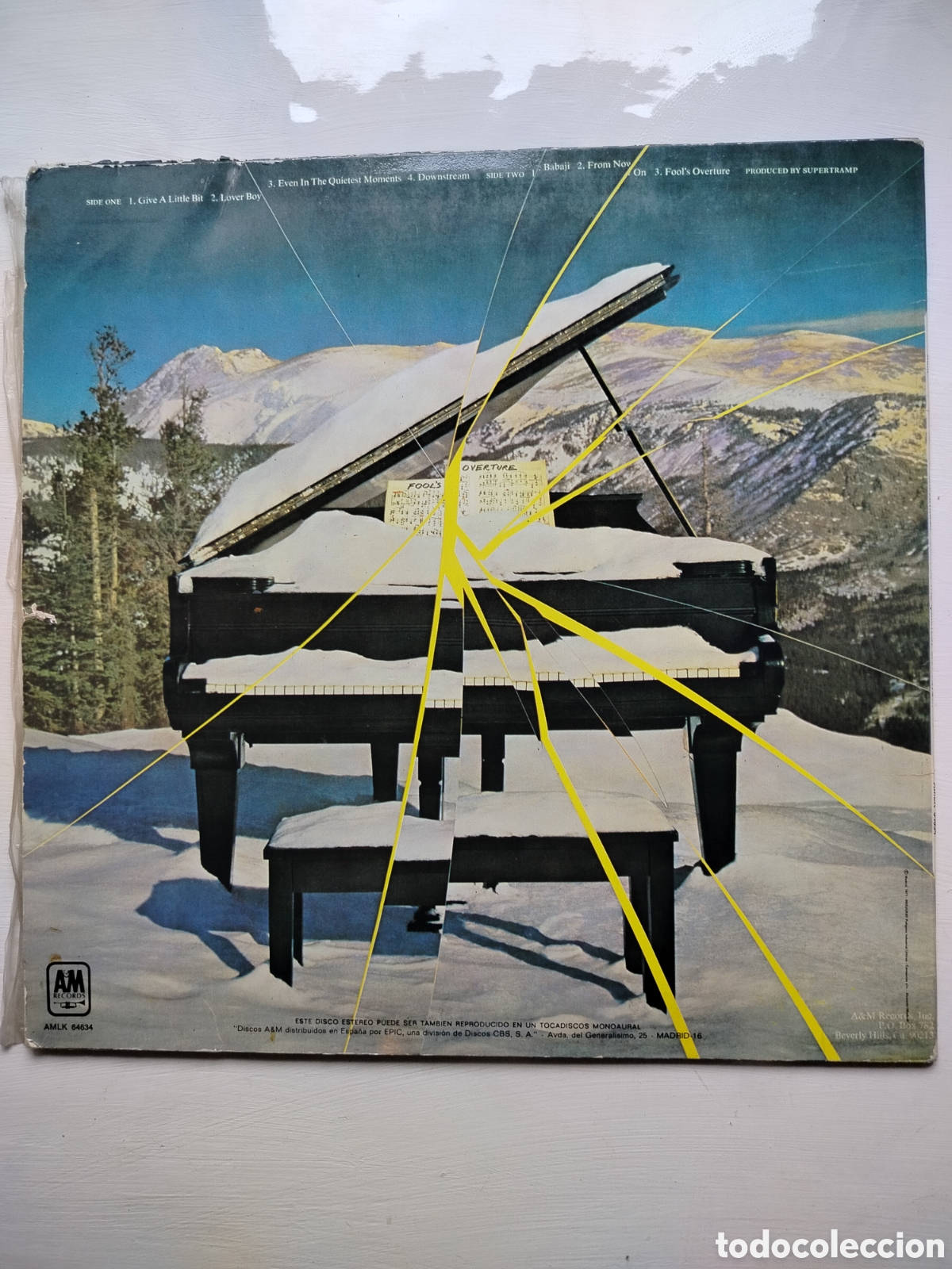 Discos de vinilo: Supertramp LP 1977.. - Foto 2