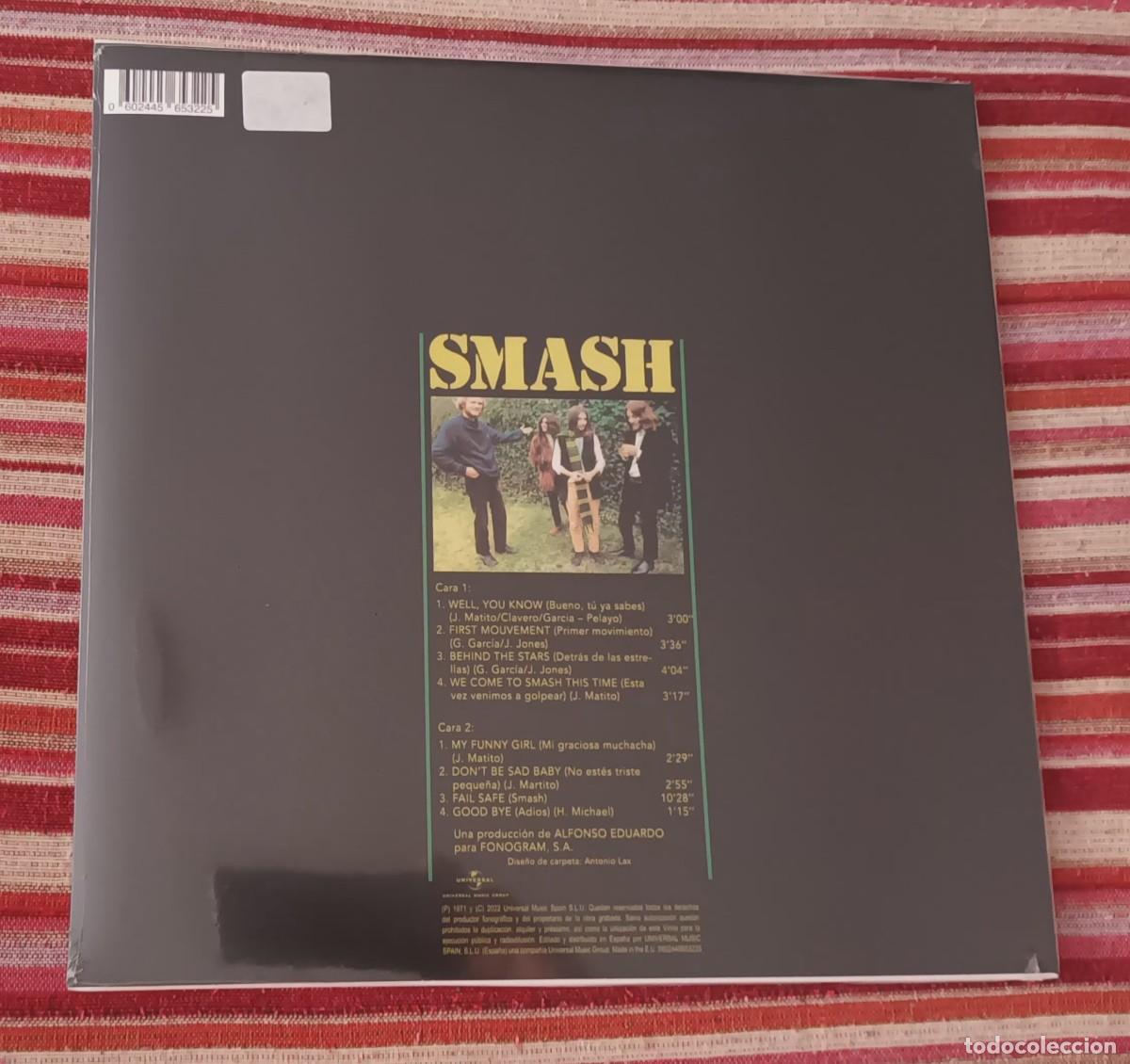 Discos de vinilo: SMASH - WE COME TO SMASH THIS TIME - LP - Foto 2