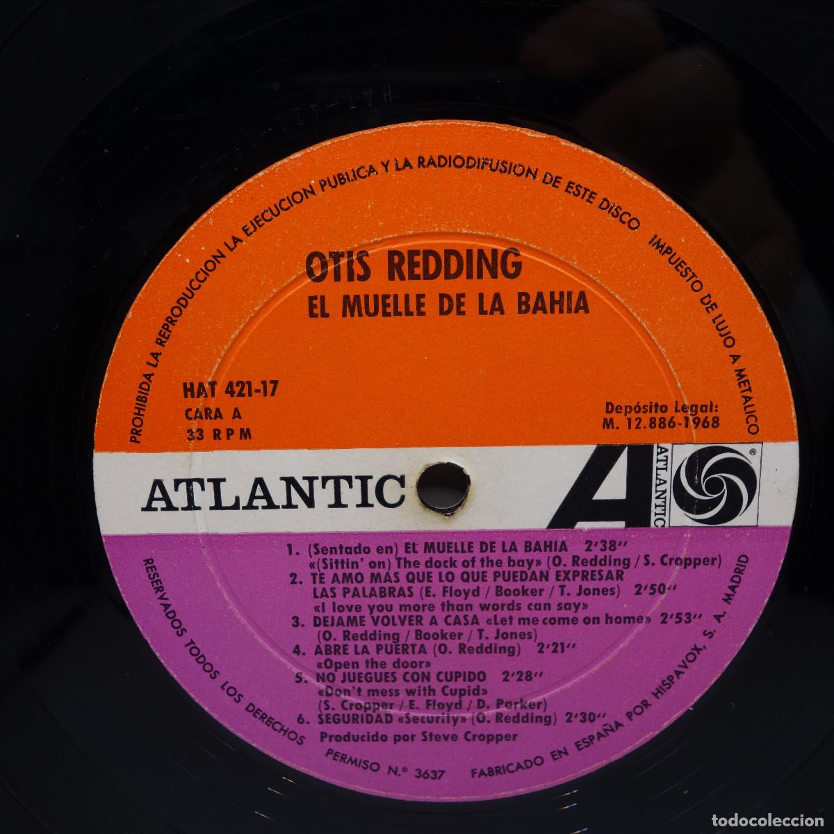 Discos de vinilo: OTIS REDDING - EL MUELLE DE LA BAHIA - Foto 5