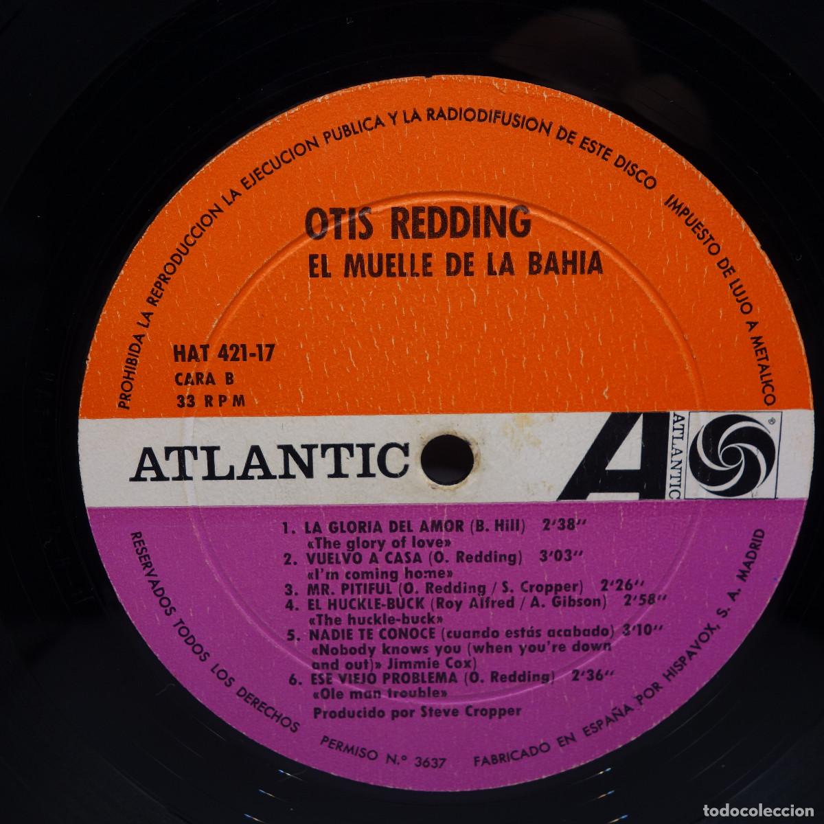 Discos de vinilo: OTIS REDDING - EL MUELLE DE LA BAHIA - Foto 7