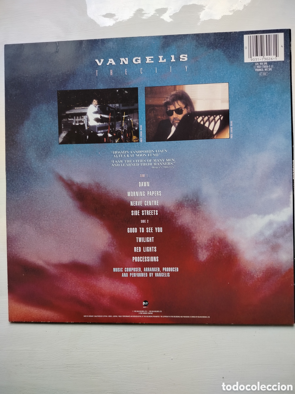 Discos de vinilo: Vangelis LP The City - Foto 2