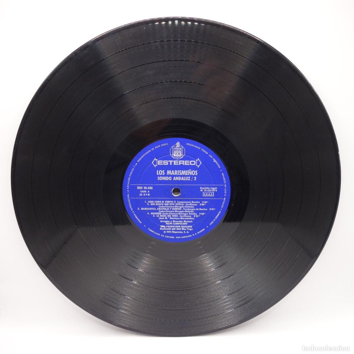 Discos de vinilo: LOS MARISME&Ntilde;OS - SONIDO ANDALUZ 2 - Foto 5