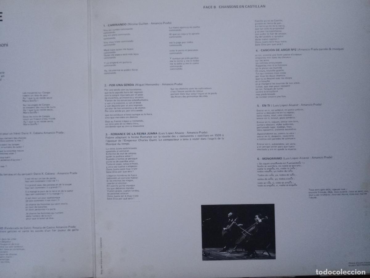 Discos de vinilo: Amancio Prada - vida e morte - Foto 3