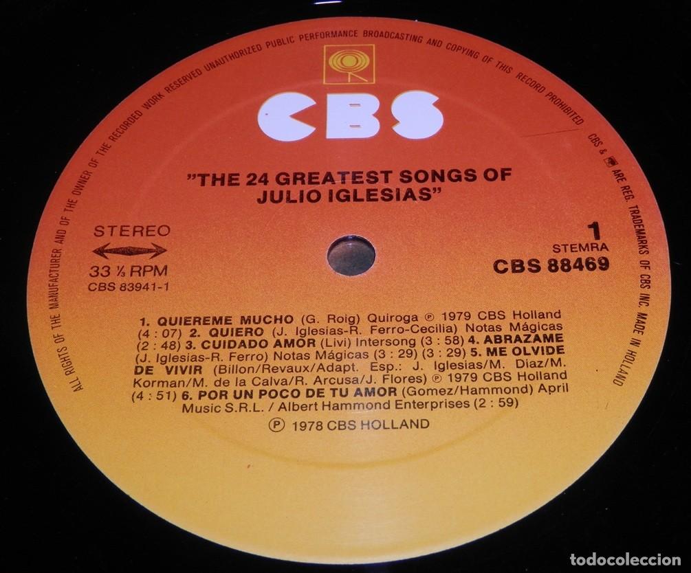 Discos de vinilo: DISCO LP VINILO DE JULIO IGLESIAS - Foto 3