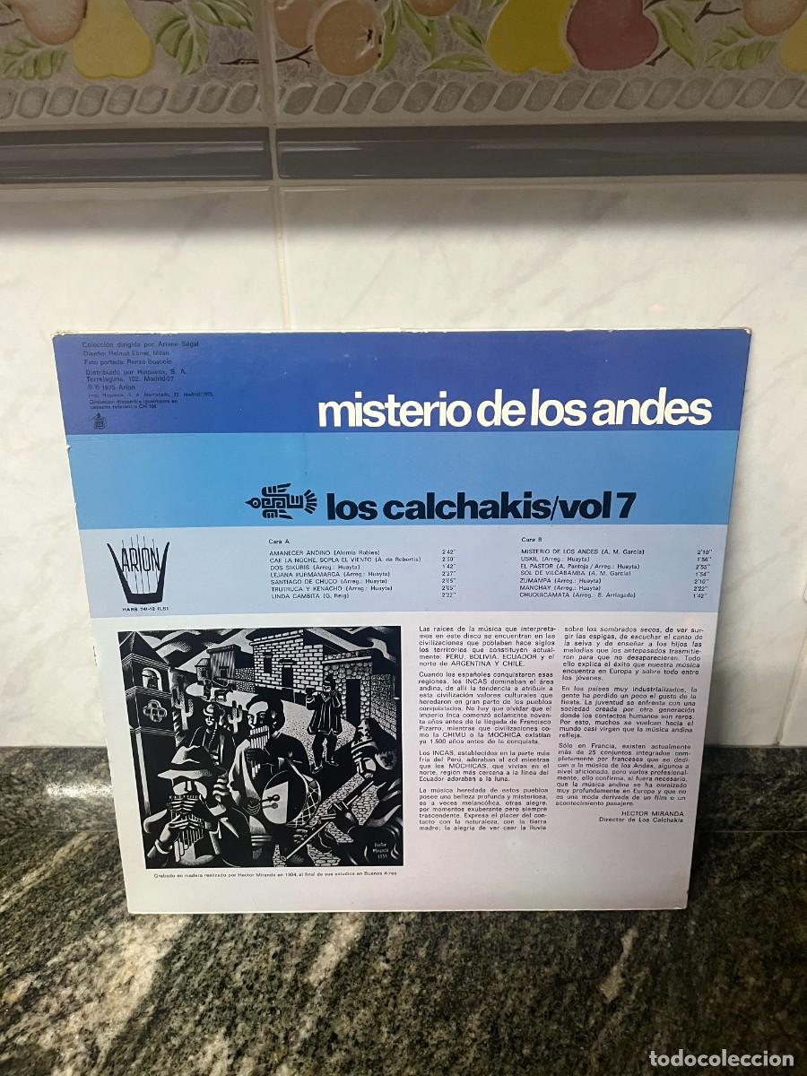 Discos de vinilo: Los Calchakis Misterio De Los Andes - Foto 2