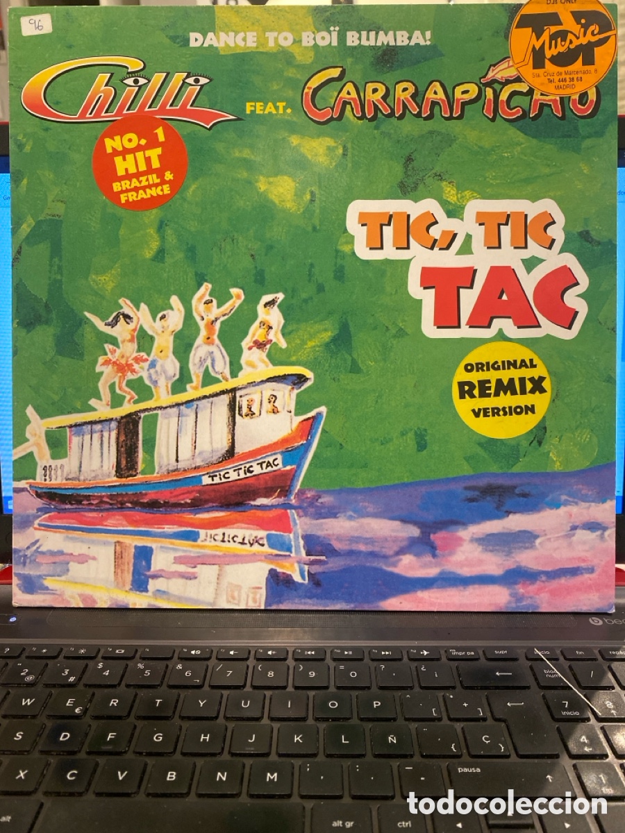 Discos de vinilo: CHILLI FEAT. CARRAPICAO - TIC TIC TAC MAXI SINGLE - Foto 1