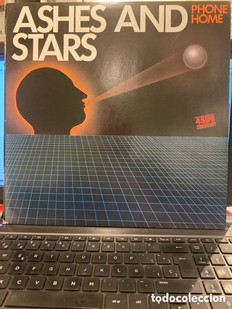 Discos de vinilo: ASHES AND STARS - PHONE HOME MAXI SINGLE SPAIN - Foto 1