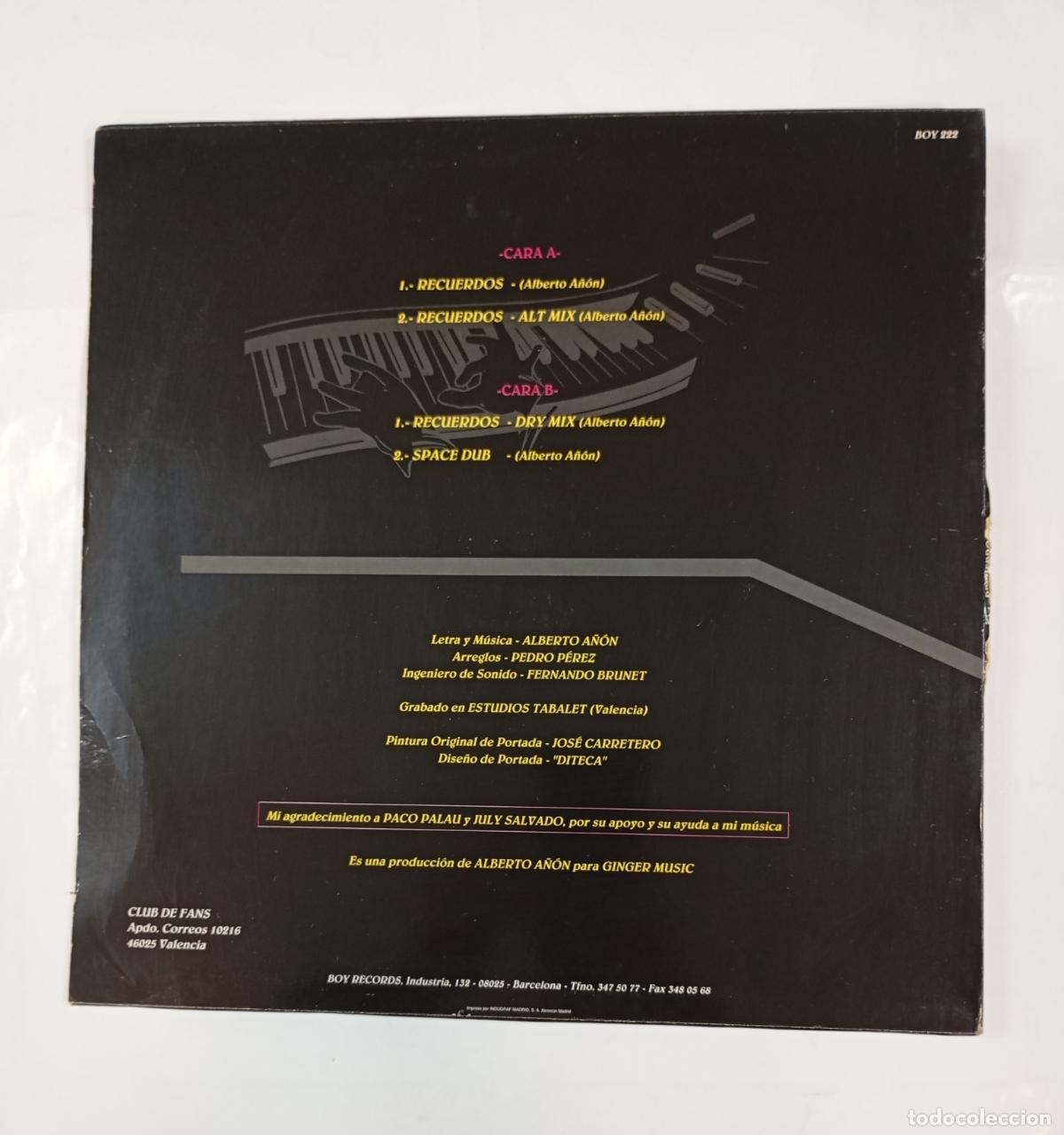 Discos de vinilo: A&Ntilde;&Oacute;N. RECUERDOS. MAXI-SINGLE. TDKDA14 - Foto 2