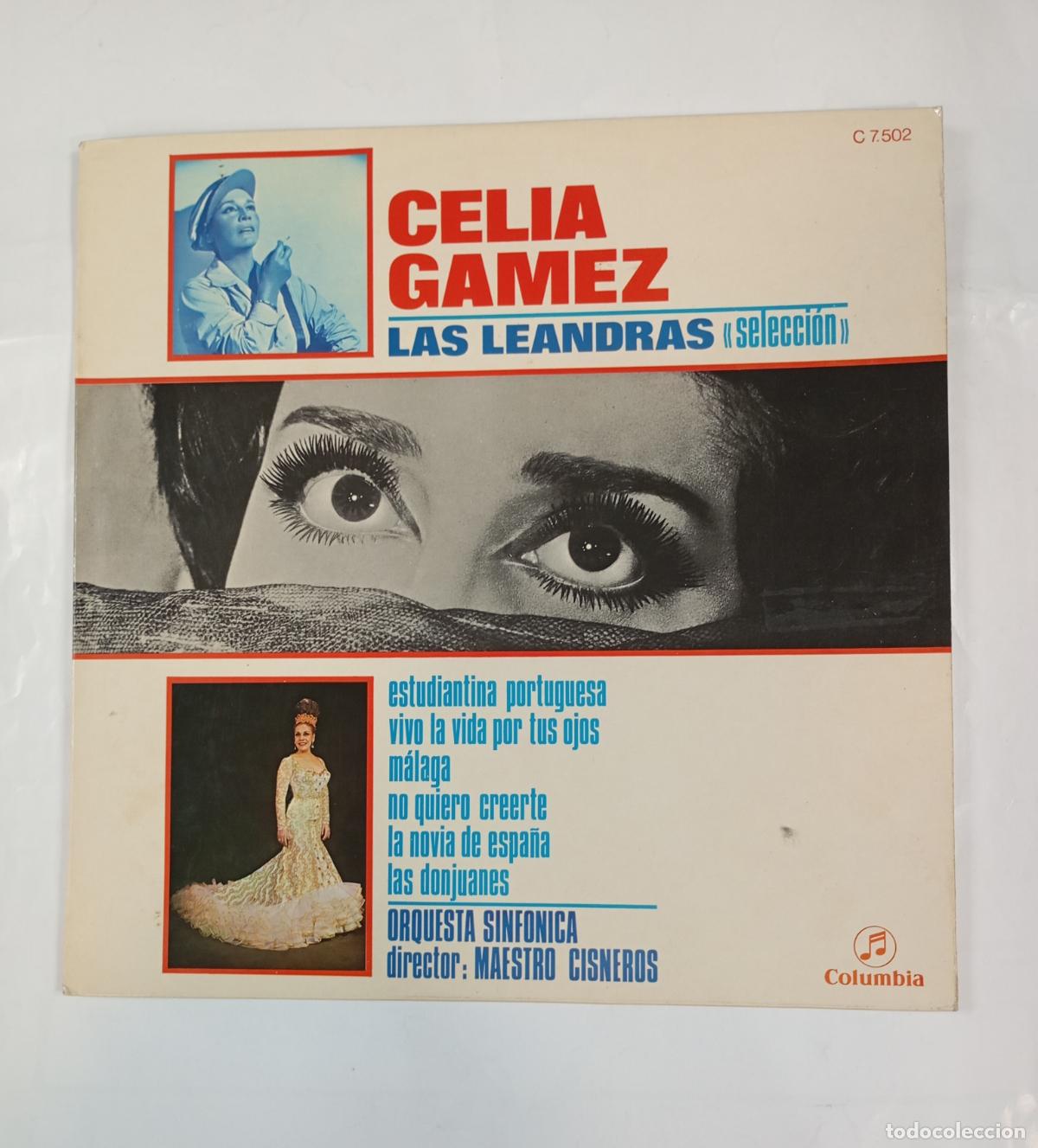 Discos de vinilo: CELIA GAMEZ. LAS LEANDRAS. LP. TDKLP12 - Foto 1