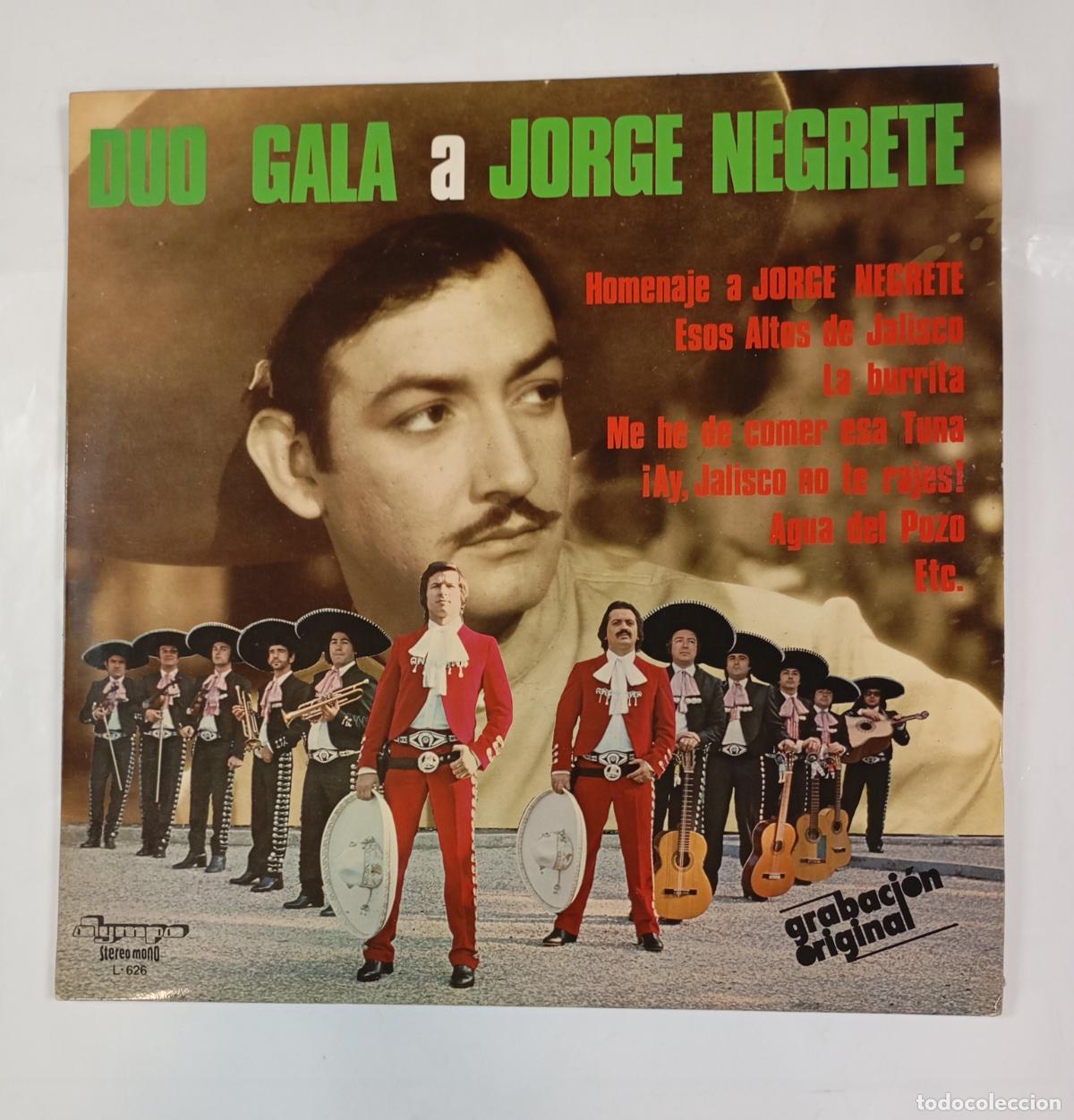 Discos de vinilo: Duo Gala a Jorge Negrete. LP. TDKDA86 - Foto 1