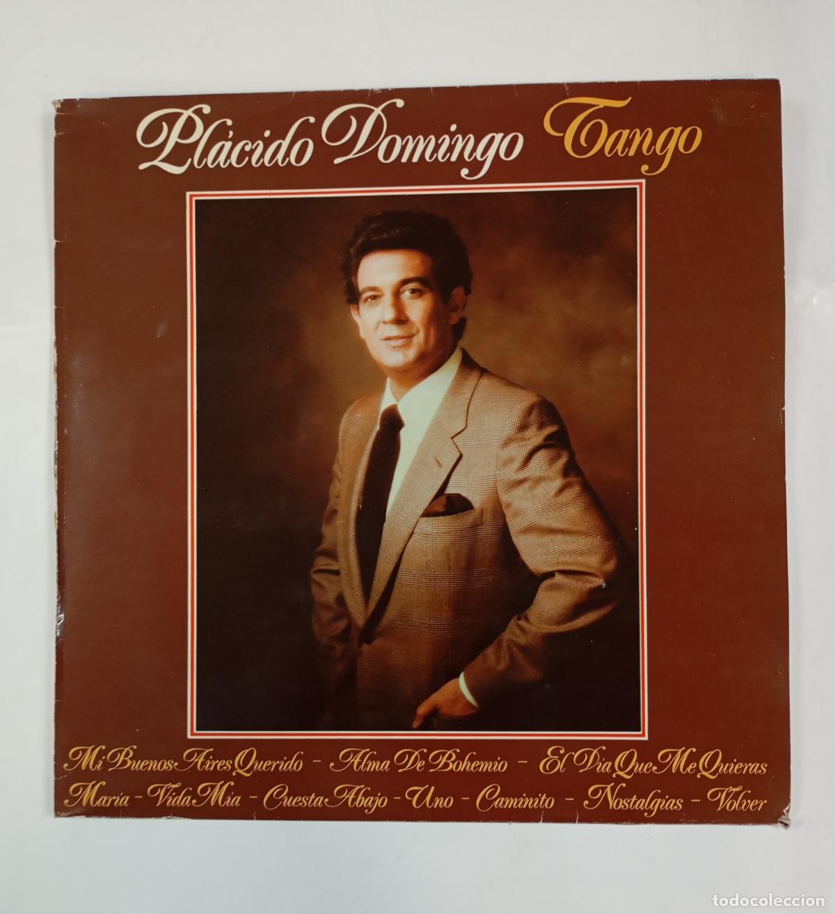 Disques de vinyle: Pl&aacute;cido Domingo &ndash; Tango. LP. TDKLP2