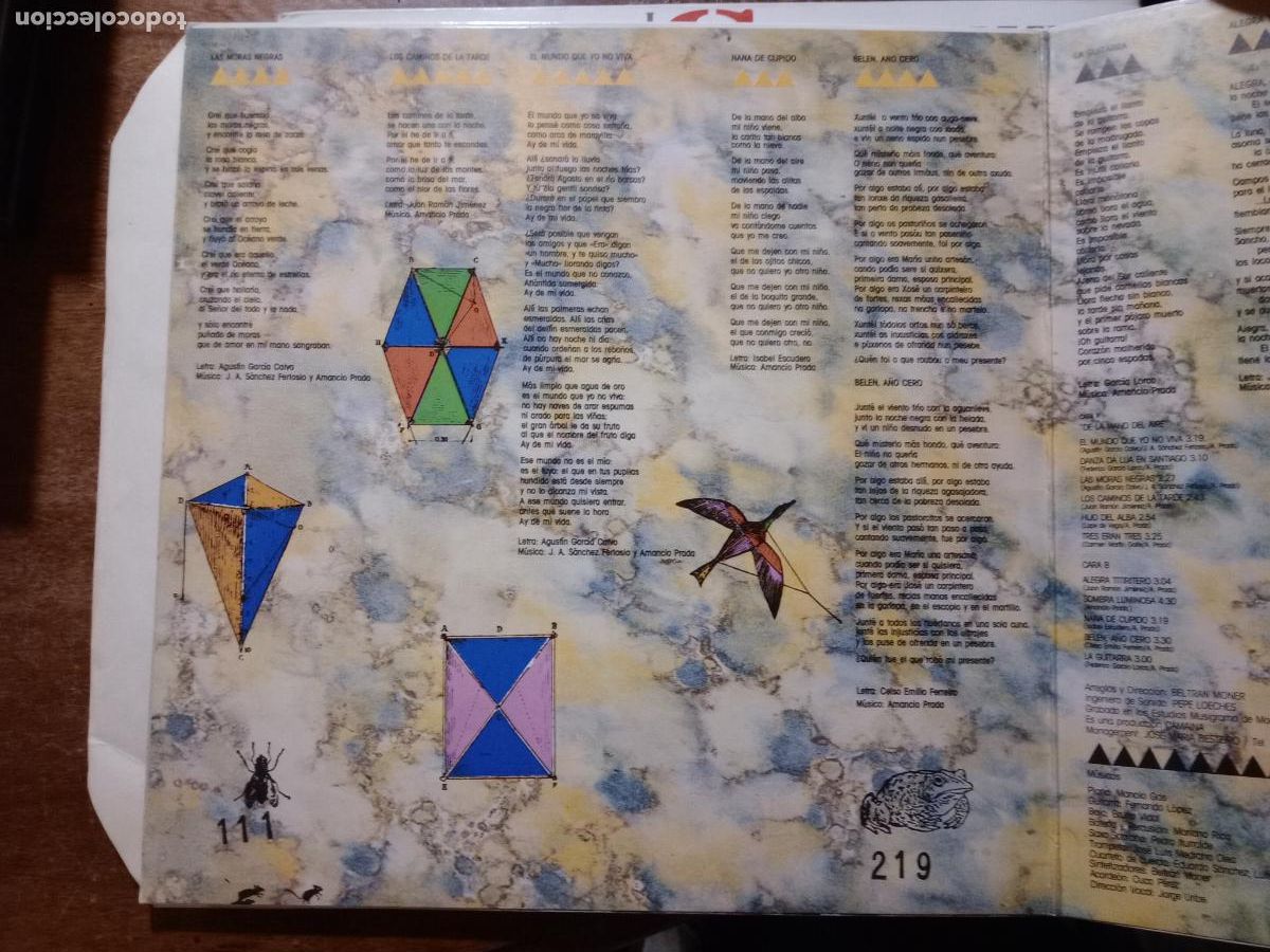 Discos de vinilo: Amancio Prada - de la mano del aire - Foto 2
