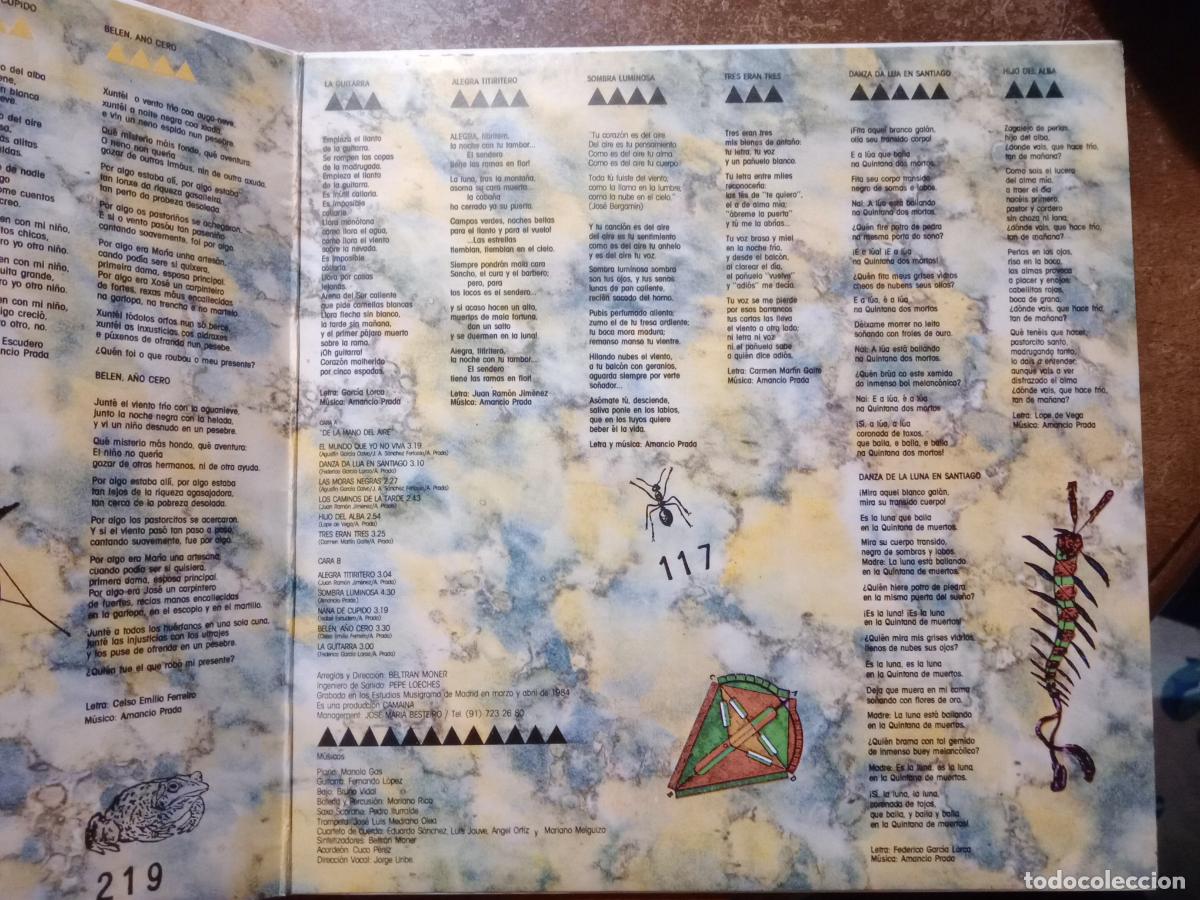 Discos de vinilo: Amancio Prada - de la mano del aire - Foto 3