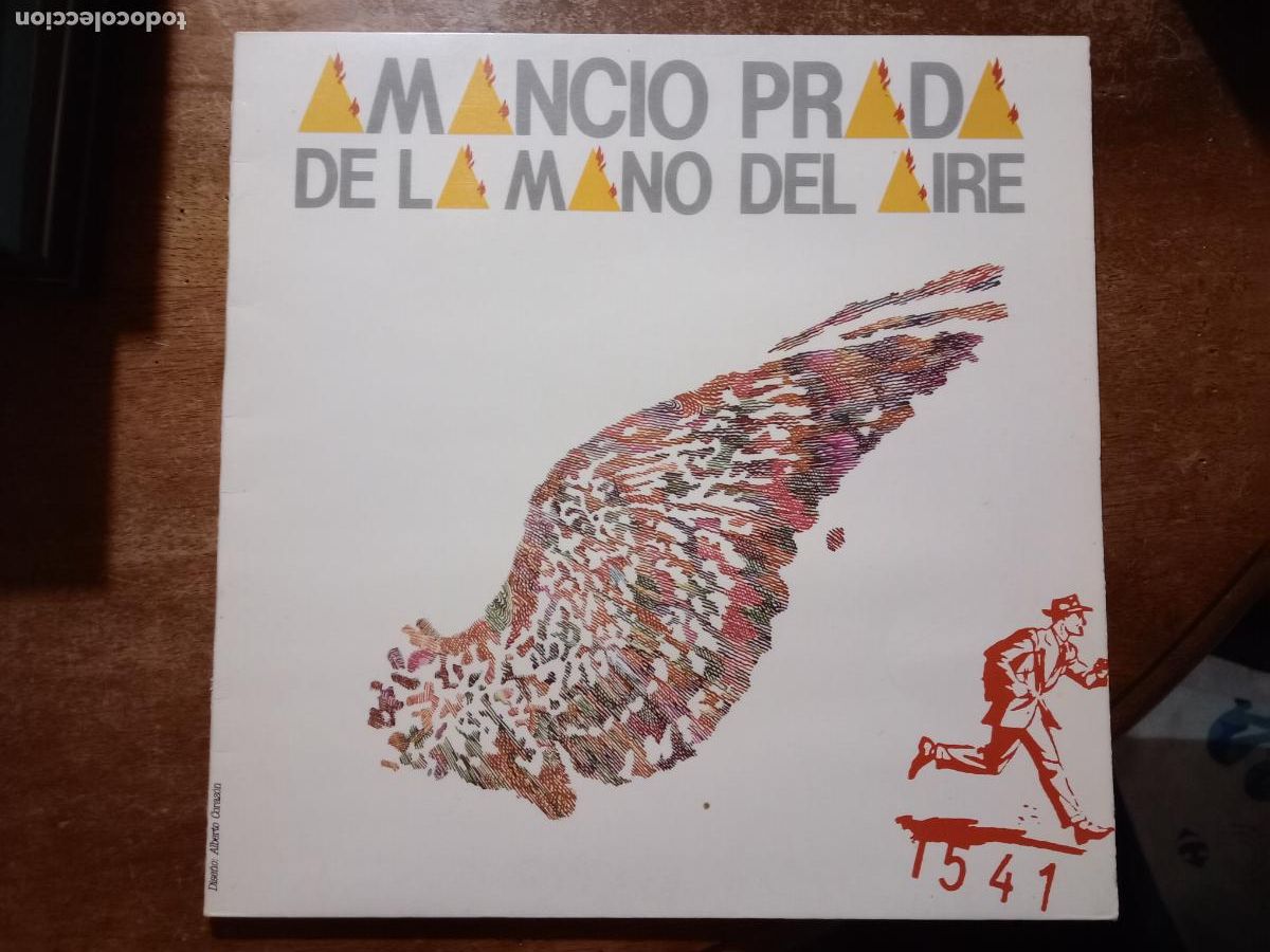 Discos de vinilo: Amancio Prada - de la mano del aire - Foto 1