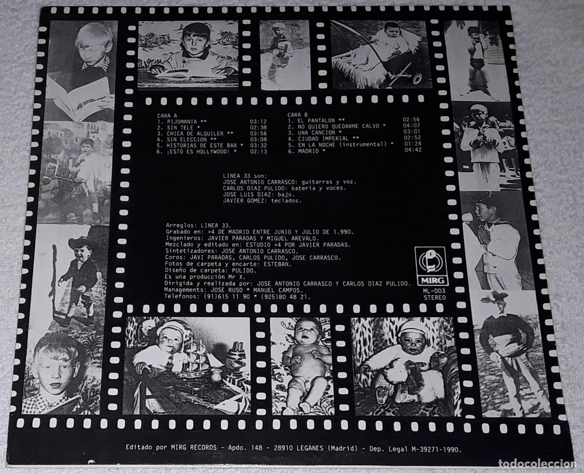 Discos de vinilo: LP - LINEA 33 - &iexcl; ESTO ES HOLLYWOOD ! - Foto 2