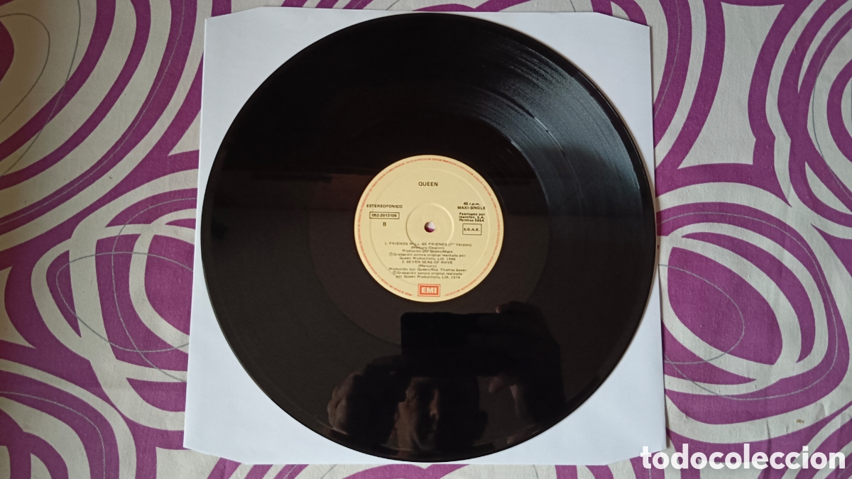 Discos de vinilo: Queen &ndash; Friends Will Be Friends Maxi Single - Foto 5