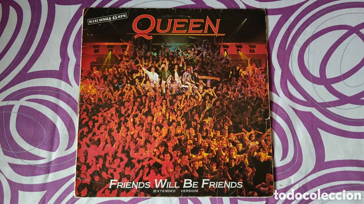 Discos de vinilo: Queen &ndash; Friends Will Be Friends Maxi Single - Foto 1