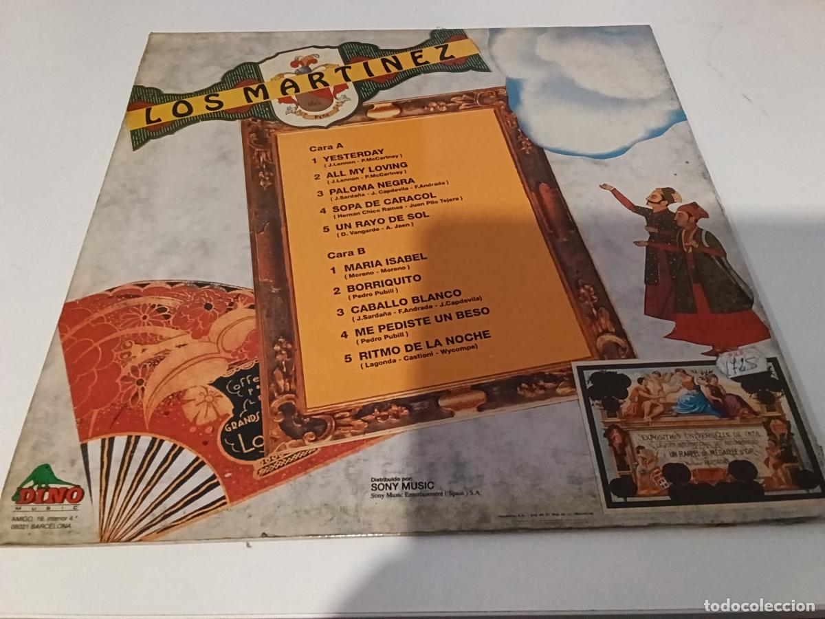 Discos de vinilo: Los martinez-yesterday.lp - Foto 2