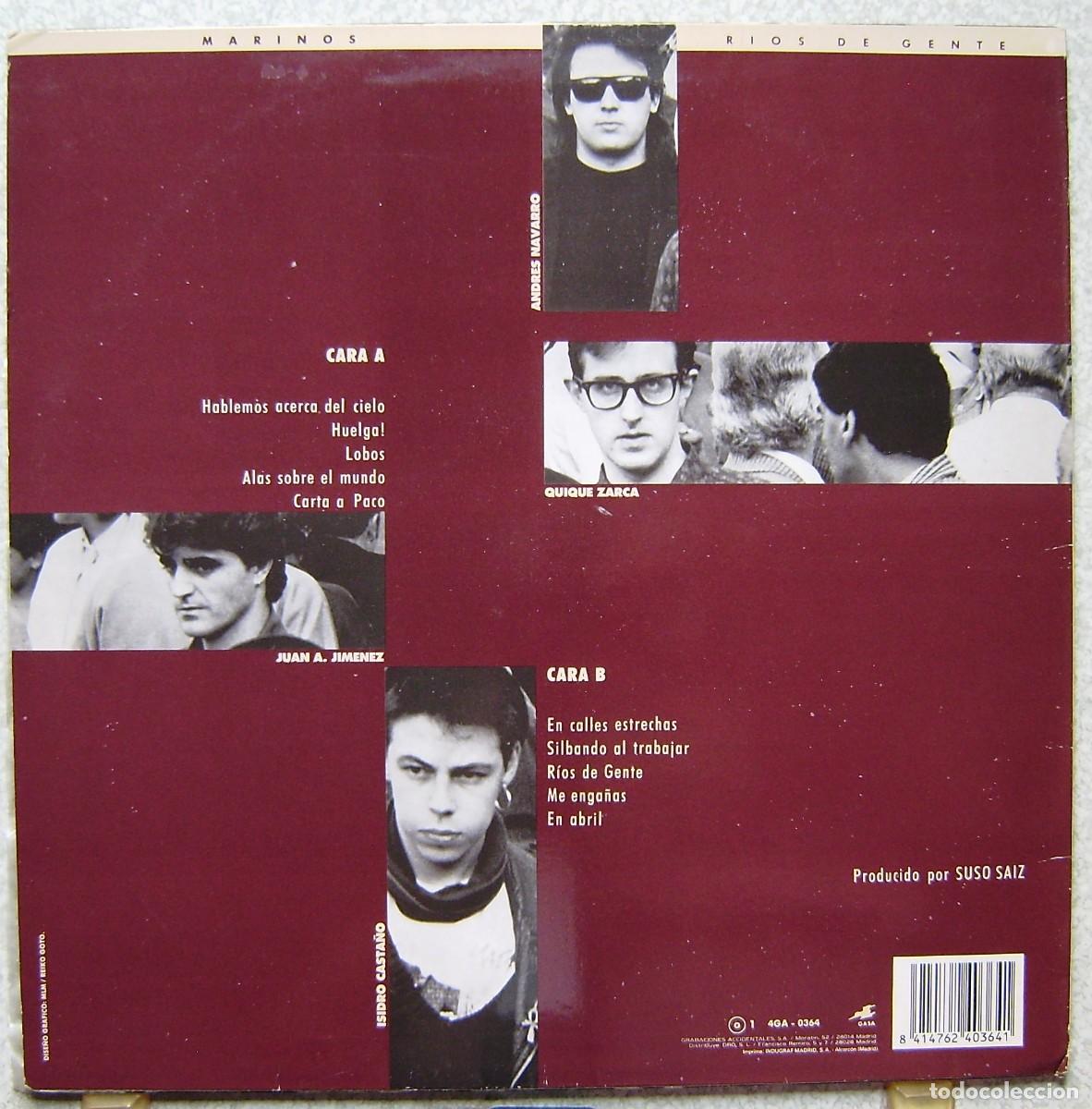 Discos de vinilo: MARINOS.RIOS DE GENTE...EX - Foto 2