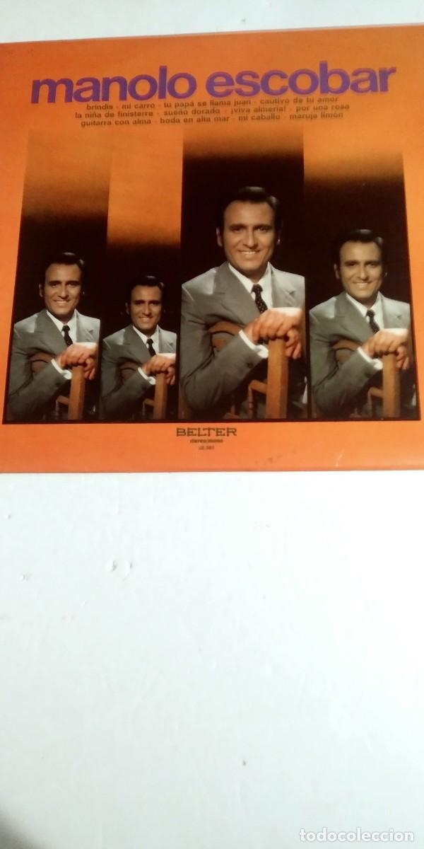 Discos de vinilo: Manolo Escobar Brindis - Foto 1