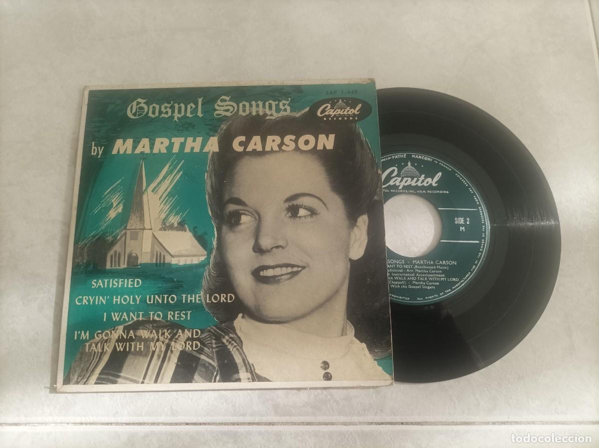 Discos de vinilo: Martha Carson ep gospel songs - Foto 1