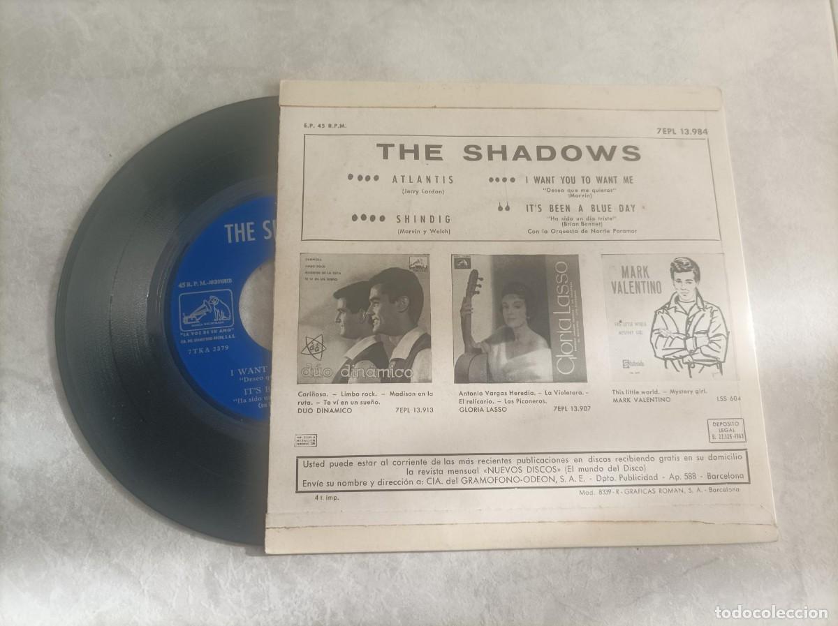Discos de vinilo: Foot tapping with the shadows ep - Foto 2