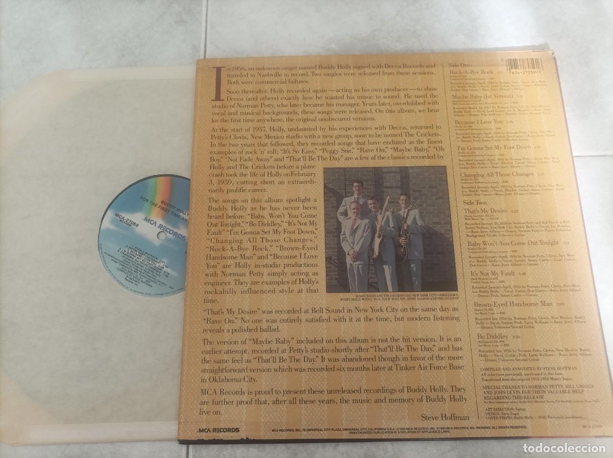 Discos de vinilo: Buddy Holly lp USA-1983- - Foto 2